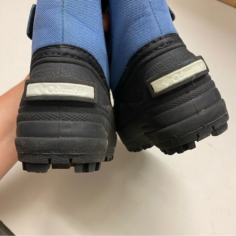 Columbia toddler Powderbug Plus II Print snow Boots girls kids youth 6 EUC - Picture 5 of 9